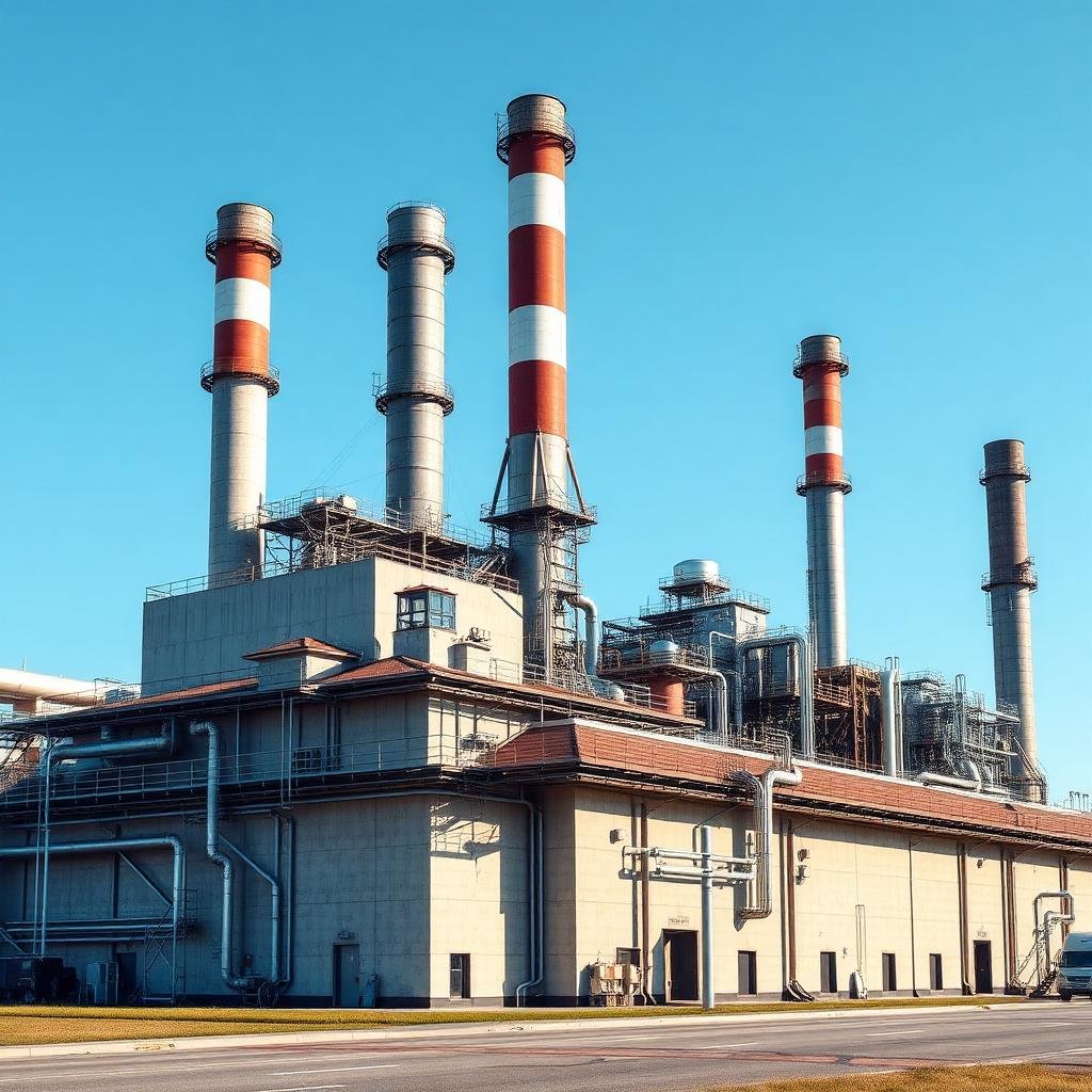 Site industriel faisant l'objet d'un audit énergétique